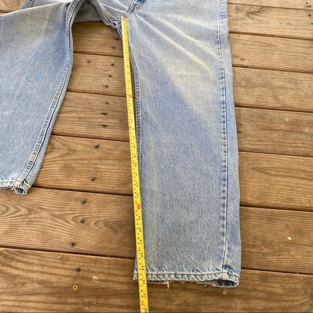 Vintage 505 Levi's Jeans Orange Tab - Picture 7 of 9